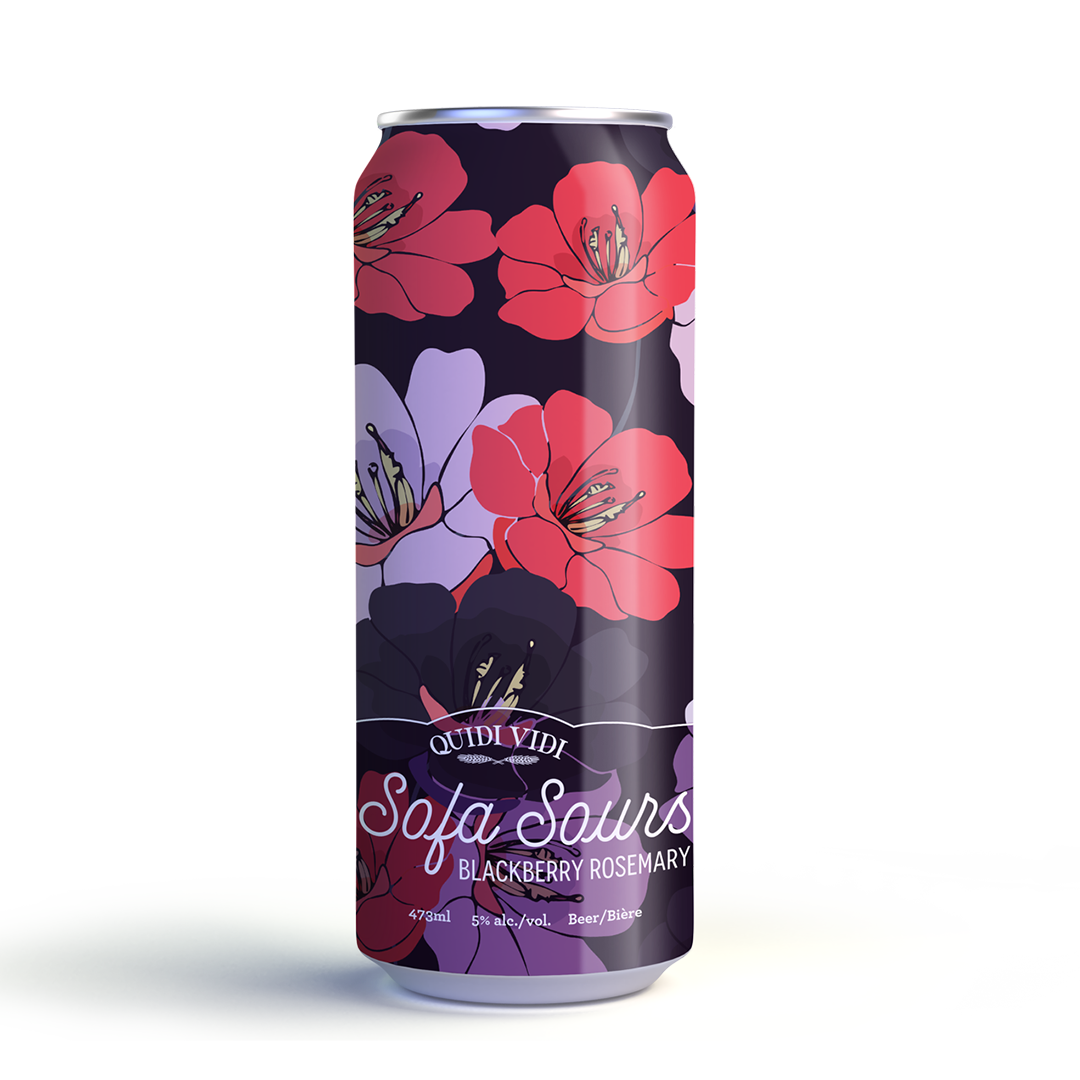 Sofa Sour - Blackberry Rosemary 473ml Can ( Canadian Shipping )