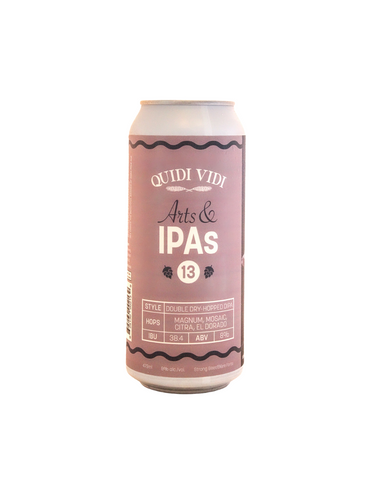 Arts & IPAs - #13 Double Dry-hopped DIPA Single 473ml Can (Canadian Shipping)