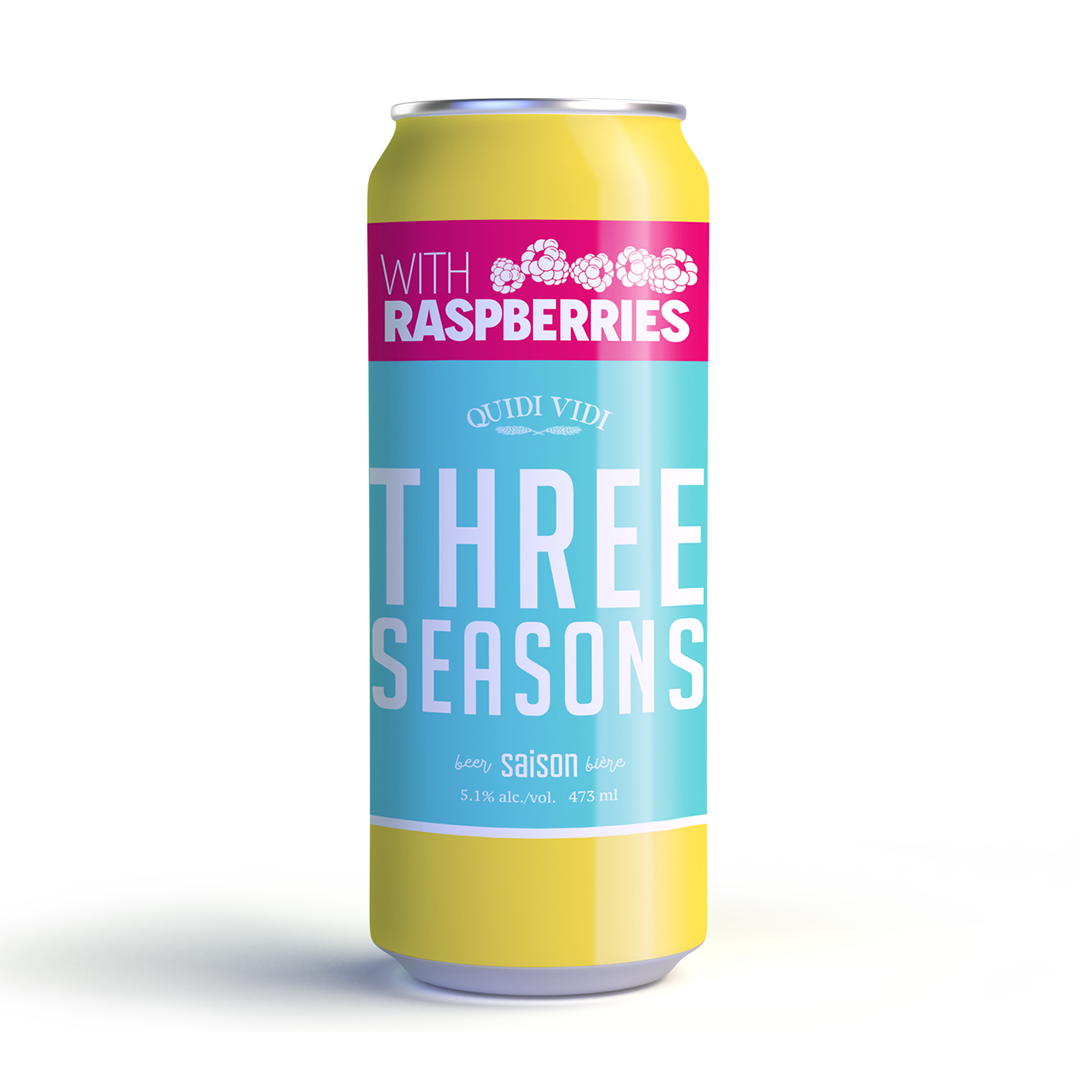 Three Seasons Saison with Raspberry 473ml Can