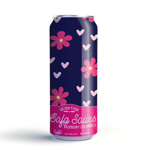 Sofa Sour - Raspberry Creamsicle 473ml Can (Canadian Shipping)